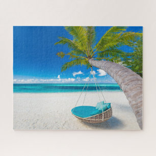 Tropical Beaches Tropical Landscape Beach Swing Legpuzzel