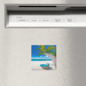 Tropical Beaches Tropical Landscape Beach Swing Magneet (Insitu (Vaatwasser))