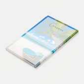 Tropical Beaches Tropical Landscape Beach Swing Post-it® Notes (Schuin)