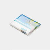 Tropical Beaches Tropical Landscape Beach Swing Post-it® Notes (Schuin)