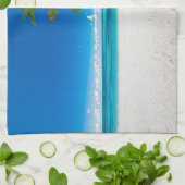 Tropical Beaches Tropical Landscape Beach Swing Theedoek (Gevouwen)