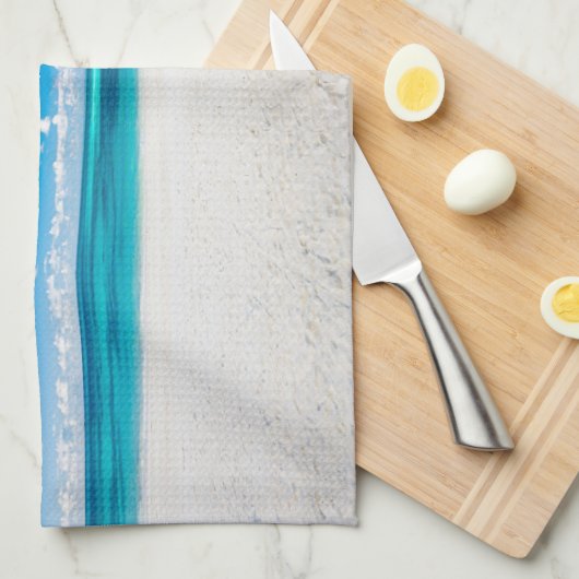 Tropical Beaches Tropical Landscape Beach Swing Theedoek (Quarter Fold)