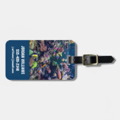 Tropical Beaches | Underwater Coral Reef Bagagelabel (Voorkant horizontaal)