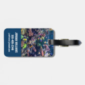 Tropical Beaches | Underwater Coral Reef Bagagelabel (Achterkant horizontaal)