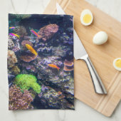 Tropical Beaches | Underwater Coral Reef Theedoek (Quarter Fold)