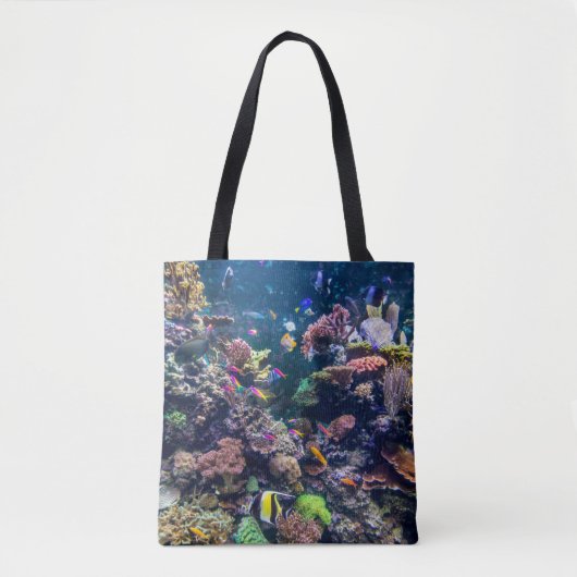Tropical Beaches | Underwater Coral Reef Tote Bag (Voorkant)