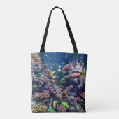 Tropical Beaches | Underwater Coral Reef Tote Bag (Achterkant)