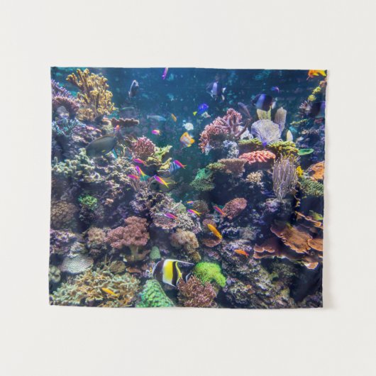 Tropical Beaches | Underwater Coral Reef Wandkleed (Voorkant (horizontaal))
