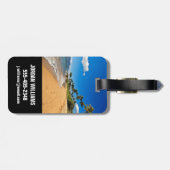 Tropical Beaches | Wailea, Maui, Hawaii Bagagelabel (Achterkant horizontaal)