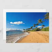 Tropical Beaches | Wailea, Maui, Hawaii Bedankkaart (Voorkant / Achterkant)