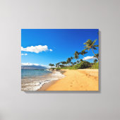 Tropical Beaches | Wailea, Maui, Hawaii Canvas Afdruk (Voorkant)