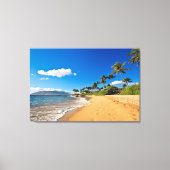 Tropical Beaches | Wailea, Maui, Hawaii Canvas Afdruk (Voorkant)