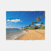 Tropical Beaches | Wailea, Maui, Hawaii Fleece Deken (Voorkant (Horizontaal))