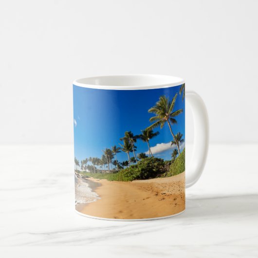Tropical Beaches | Wailea, Maui, Hawaii Koffiemok (Voorkant rechts)