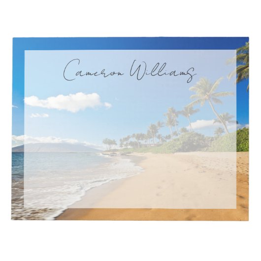 Tropical Beaches | Wailea, Maui, Hawaii Notitieblok (Voorkant)