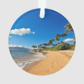 Tropical Beaches | Wailea, Maui, Hawaii Ornament (achterkant)