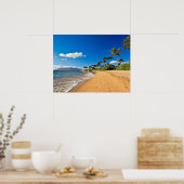 Tropical Beaches | Wailea, Maui, Hawaii Poster (Keuken)