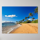 Tropical Beaches | Wailea, Maui, Hawaii Poster (Voorkant)