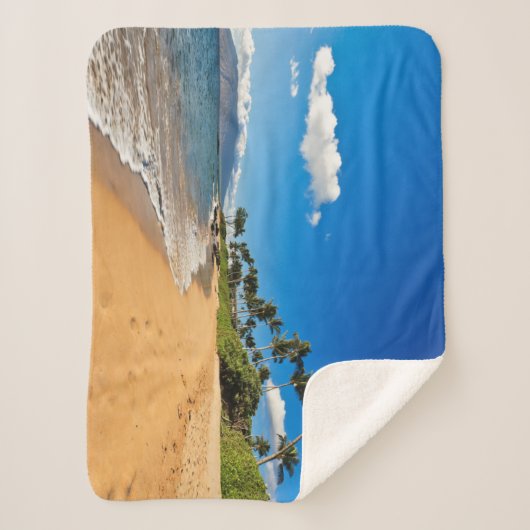 Tropical Beaches | Wailea, Maui, Hawaii Sherpa Deken (Voorkant)