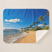 Tropical Beaches | Wailea, Maui, Hawaii Sherpa Deken (Voorkant (horizontaal))