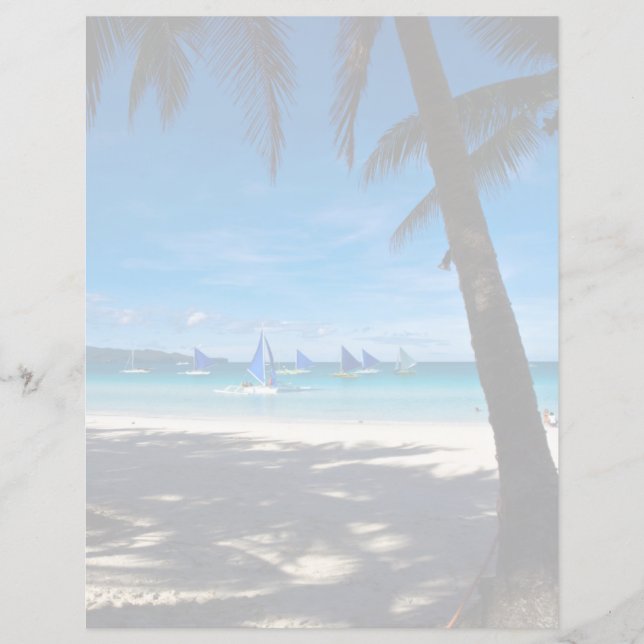 Tropical Beaches White Beach Boracay Philippines (Voorkant)
