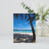 Tropical Beaches White Beach Boracay Philippines Briefkaart (Staand voorkant)