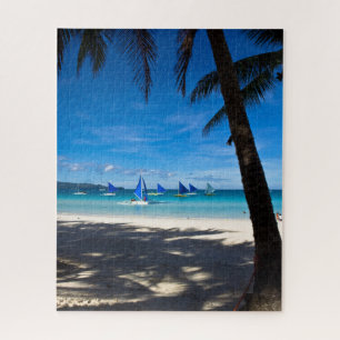 Tropical Beaches White Beach Boracay Philippines Legpuzzel