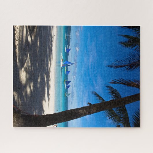 Tropical Beaches White Beach Boracay Philippines Legpuzzel (Horizontaal)