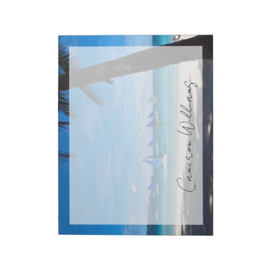 Tropical Beaches White Beach Boracay Philippines Notitieblok (Linkerzijde)