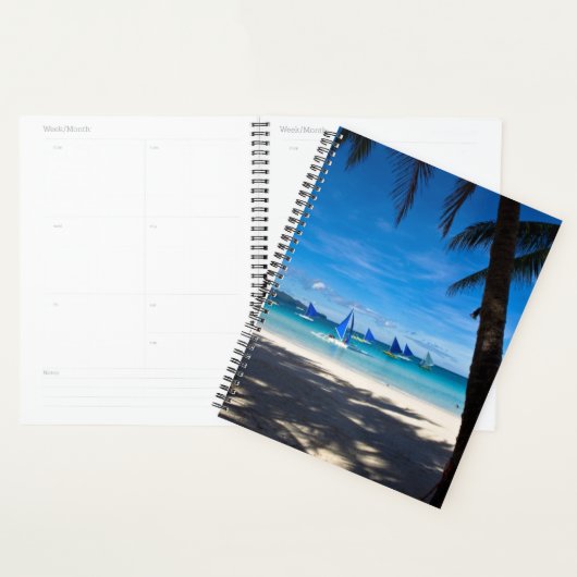 Tropical Beaches White Beach Boracay Philippines Planner (Display)