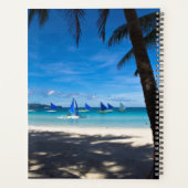 Tropical Beaches White Beach Boracay Philippines Planner (Achterkant)