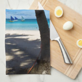 Tropical Beaches White Beach Boracay Philippines Theedoek (Quarter Fold)