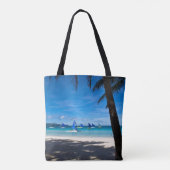 Tropical Beaches White Beach Boracay Philippines Tote Bag (Achterkant)