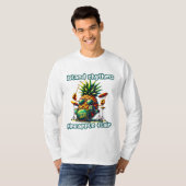 Tropical Beats Pineapple Drummer Vibe T-shirt (Voorkant volledig)