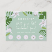 Tropical Beauty Loyalty Card  Informatiekaartje (Voorkant)