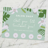Tropical Beauty Loyalty Card  Informatiekaartje