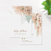 tropical beige en mint ketting display kaart (Bureau)