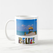 Tropical Belize Blue Sky Ocean Koffiemok (Links)