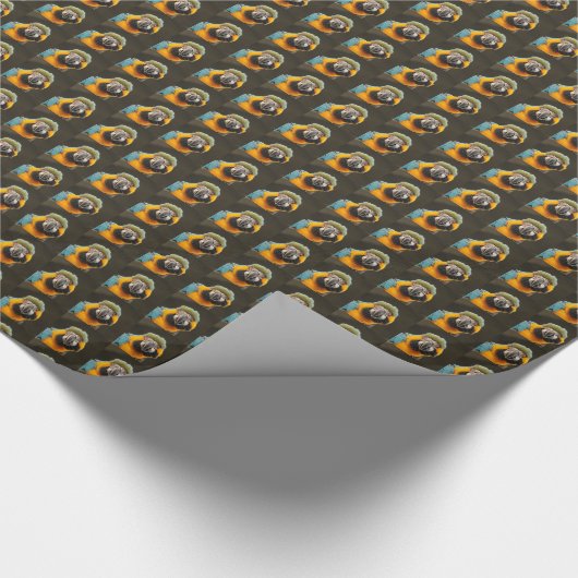 Tropical Bird Custom Cadeaupapier (Hoek)