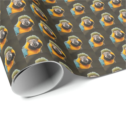 Tropical Bird Custom Cadeaupapier (Rol Hoek)