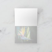 Tropical Bird of Paradise Natuur Foto Dank u Bedankkaart (Binnen)