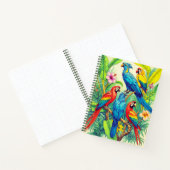 Tropical Birds Botanical Illustration Journal Notitieboek (Binnen)