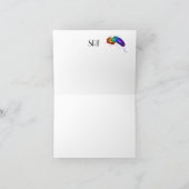 Tropical Birds Dank u voor Blank Note Kaart (Binnen)