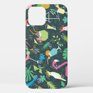 Tropical Birds Drinken: levendig naadloos. Case-Mate iPhone Case