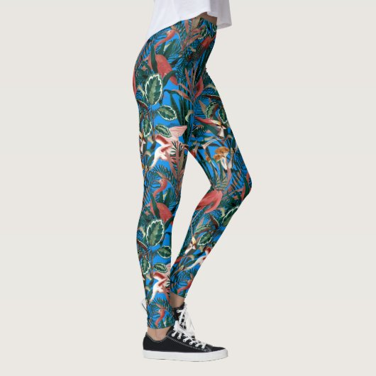 Tropical birds Leggings (Rechts)