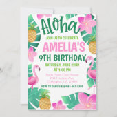 Tropical Birthday Party Invitation Kaart (Voorkant)