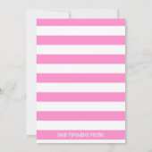 Tropical Birthday Party Invitation Kaart (Achterkant)