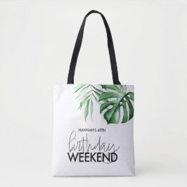 Tropical Birthday Weekend Gepersonaliseerd Tas Fav