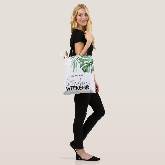 Tropical Birthday Weekend Gepersonaliseerd Tas Fav (Op model)