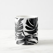 🖤 Tropical Black and White 🌿 Koffiemok (Center)